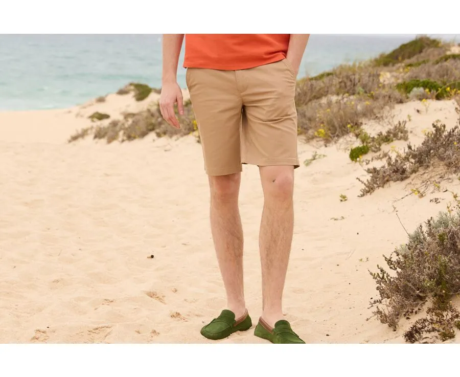 Camel Chino Shorts - BARRY - Men's Casual and Stylish Shorts