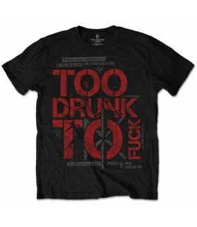 DEAD KENNEDYS Too Drunk Official Licensed Men's Camiseta Rockoff DKTS03MB