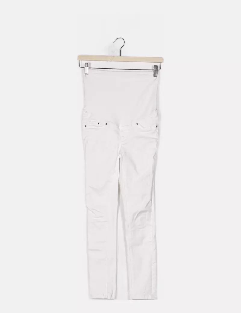 H&M White Maternity Jeans Emaza.