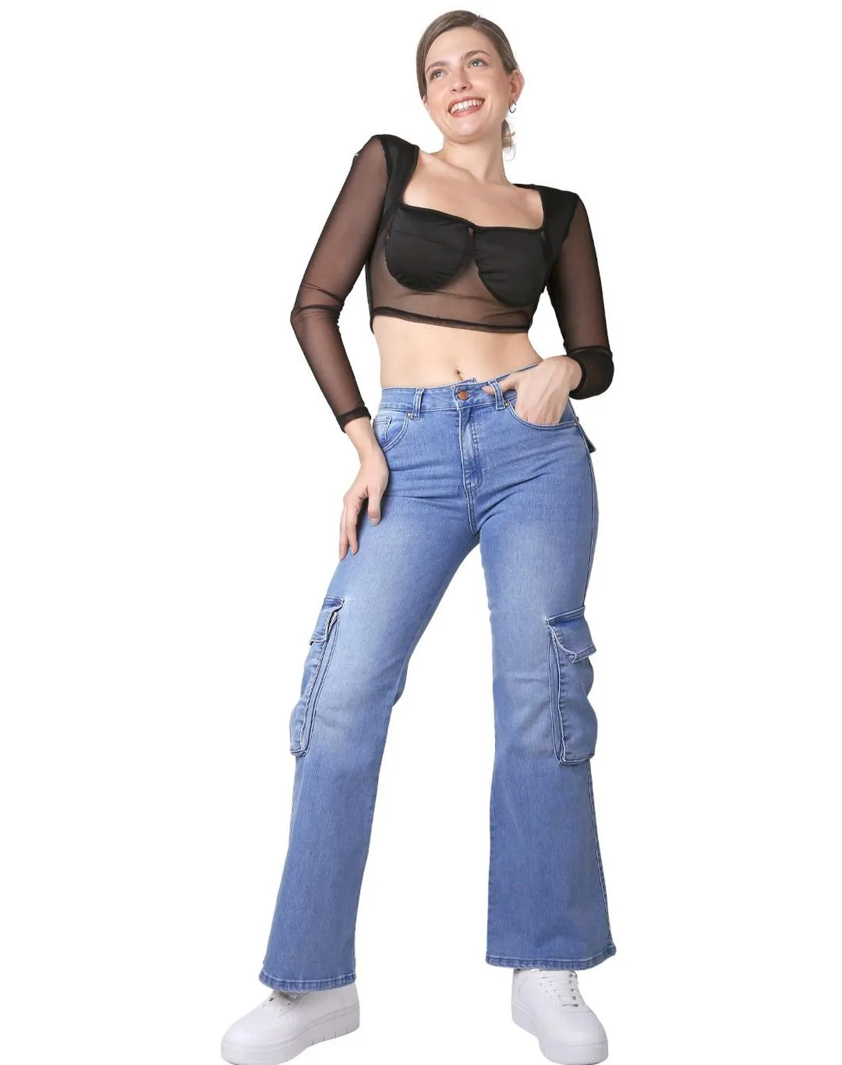Blue Skinny Women's Jeans Fashion Trend 62106818