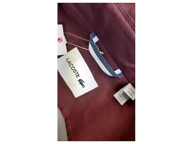 Lacoste Men's Bordeaux Coats