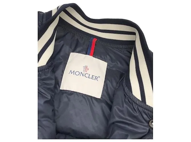 Moncler Men's Navy Blue Coats