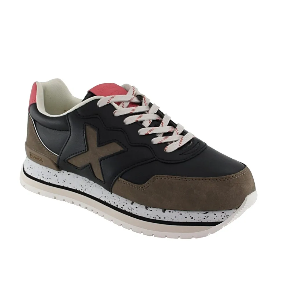 Munich Dash Sky Black-Brown Sneakers