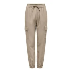 Only Onlcaro Linen Pull-Up Cargo Pants