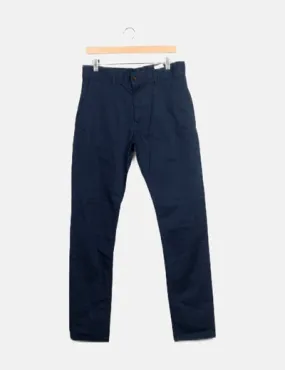 Salsa Jeans blue navy straight chino pants
