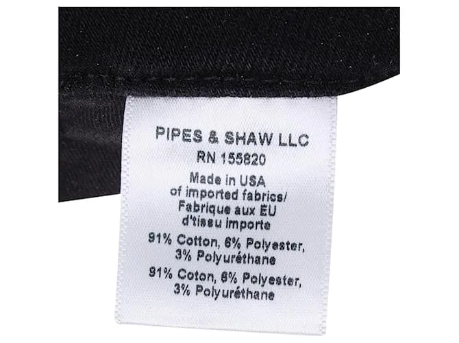 Veronica Beard Black Cotton High-Waist Flared Pants