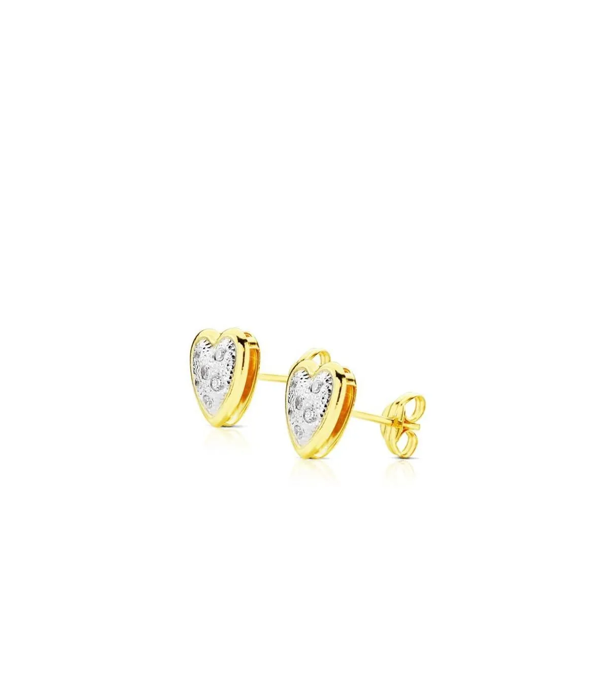 Wendy 18K Bicolor Earrings